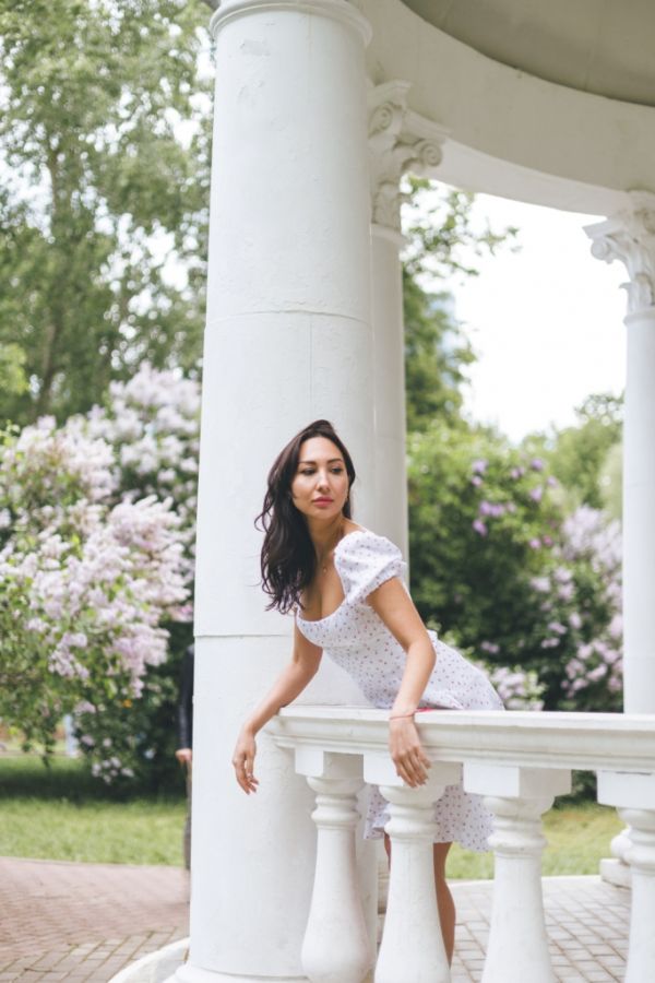 Платье Tenere из муслина в цветочек