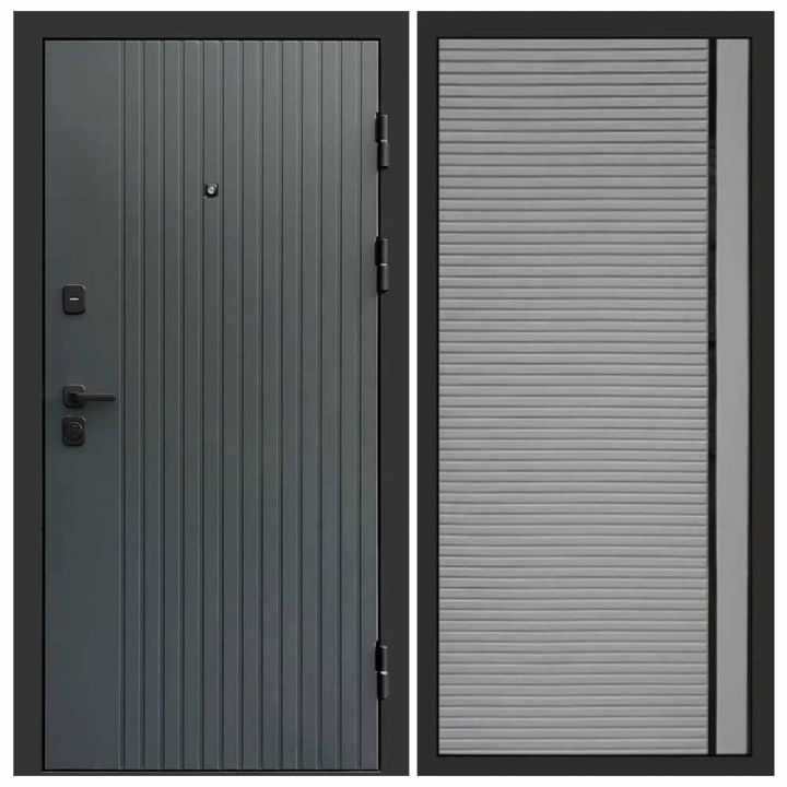 Входная дверь Termo-door Твист Грей BLACK PORTE Грей Софт