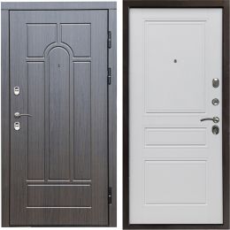 Входная дверь Termo-door Модена венге Классик белый матовый