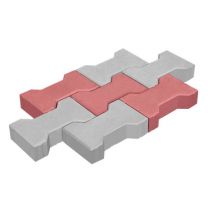 Тротуарная плитка Квадрат "Катушка"