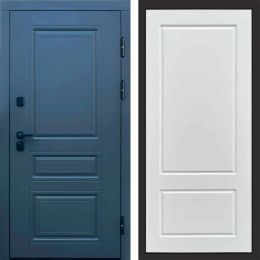 Входная дверь Termo-door Орегон Графит Марсель Белый Софт