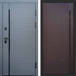 Входная дверь Termo-door SIMPLE Графит PORTE Шоколад
