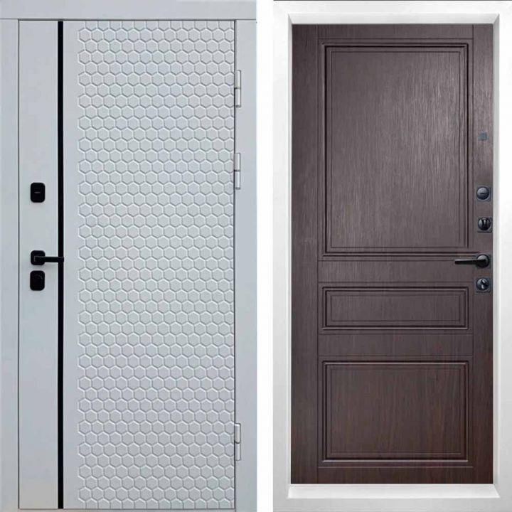 Входная дверь Termo-door SIMPLE WHITE Классик Венге