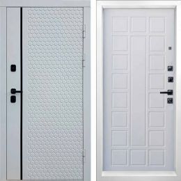 Входная дверь Termo-door SIMPLE WHITE Престиж Белое дерево