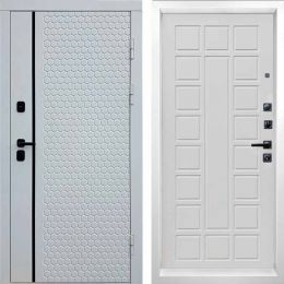 Входная дверь Termo-door SIMPLE WHITE Престиж Бежевый матовый