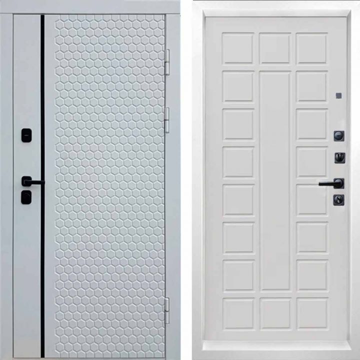 Входная дверь Termo-door SIMPLE WHITE Престиж Бежевый матовый