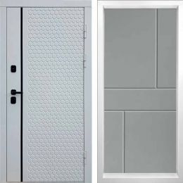 Входная дверь Termo-door SIMPLE WHITE Марсель Грей Софт