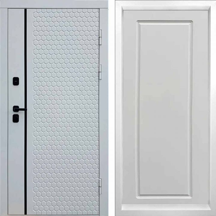 Входная дверь Termo-door SIMPLE WHITE Гранд Слоновая Кость