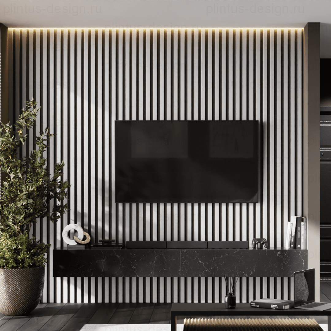 Рейка интерьерная МДФ Ликорн РП-2.16.2800