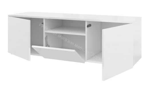 Тумба ТВ Исп.4 ПМ-311.11 (Белый глянец)