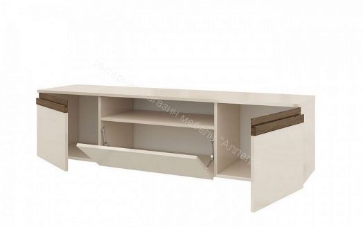 Тумба ТВ Исп.3 ПМ-311.12 (Бежевый глянец/Ясень глянец)