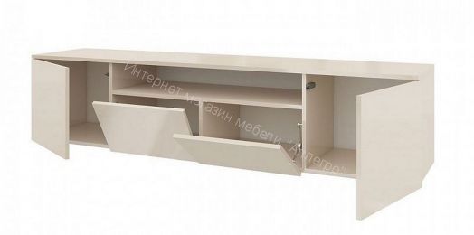 Тумба ТВ Исп.4 ПМ-311.13 (Бежевый глянец)