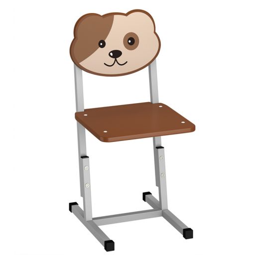 РСН-012-05 Стул детский "Собачка" Фанера/Металл