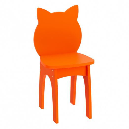 РСН-009-08 Стул детский "Котик"  (цвет Оранжевый)