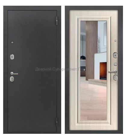"СТАНДАРТ Х " Входная дверь с зеркалом