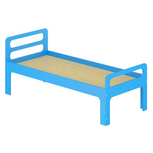 РСН-0066-05 Кровать Детская "Мила" Фанера (цвет Голубой)