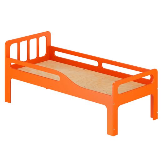 РСН-0068-08 Кровать Детская "Соня 2" Фанера (цвет Оранжевый)
