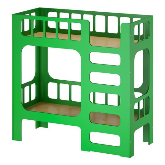 РСН-0682-07 Кровать 2 яруса Детская "Соня" Фанера (цвет Зеленый)