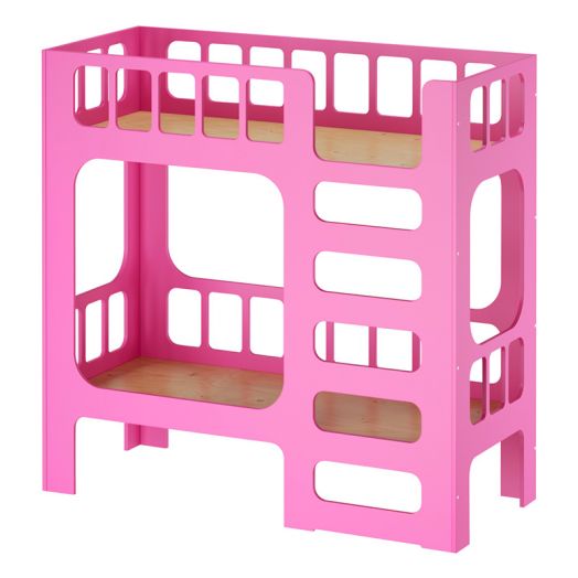 РСН-0682-03 Кровать 2 яруса Детская "Соня" Фанера (цвет Розовый)
