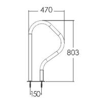 Поручень для бассейна Aquaviva ARB-F