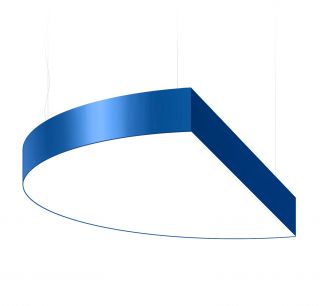 Полу-кольцевой LED-светильник TACO-P 700х350х80-28Вт (IP40/IP20, 4000К,белый, подвесной)