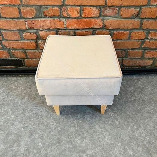 Банкетка Шарлиз, кофе с молоком/ножки дерево