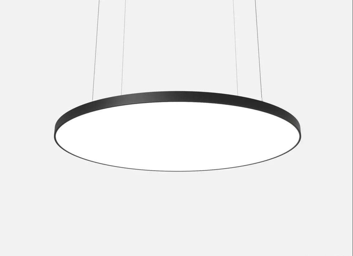 Кольцевой LED-светильник RING-SLIM 400х400х50-19Вт (IP40/IP20, 4000К,белый, подвесной)