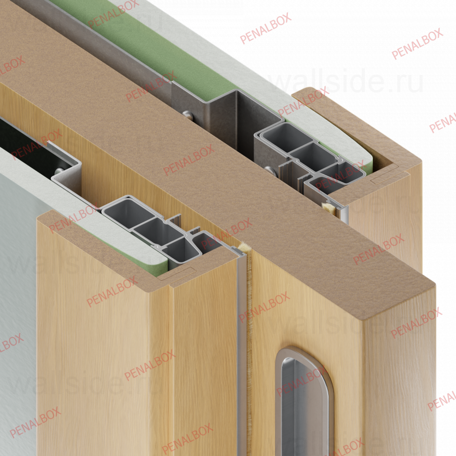 Пенал Penalbox Wood Double Lux высотой до 2400 мм