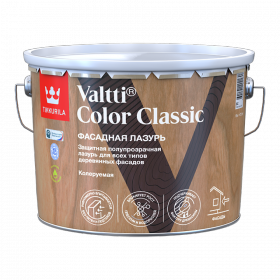 Лазурь Фасадная на Маслянной основеTikkurila Valtti Classic 2.7л (Бесцветная) / Тиккурила Валтти Колор Классик