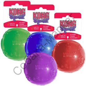 Игрушка KONG Squeezz Ball Сквиз мячик с пищалкой ДВА РАЗМЕРА