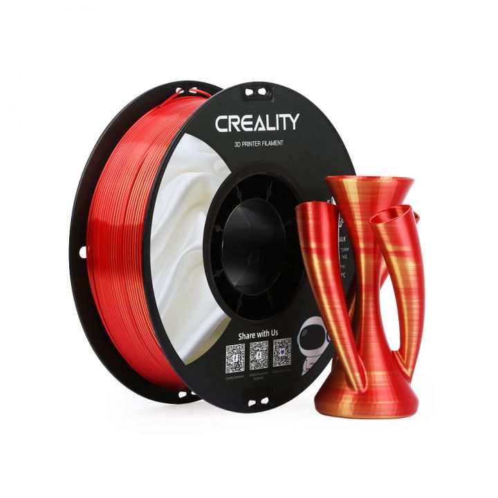 PLA Пластик для 3Д принтеров CREALITY CR-Silk 1.75mm 1кг Золотисто-красный