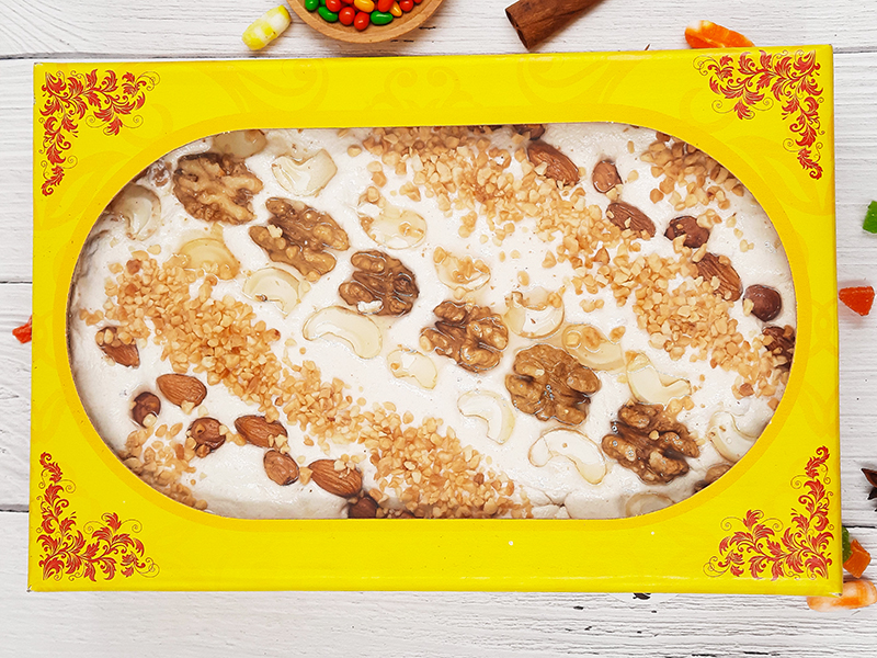 Щербет сливочный с орехами