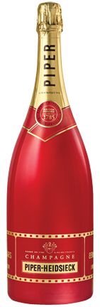 Champagne Piper-Heidsieck Brut "Cinema Limited Edition Red Bottle"