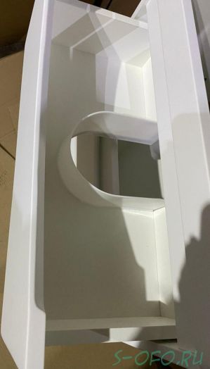 Тумба подвесная Бергамо 60 белая Style Line