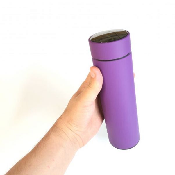 Термос Confident Soft Led фиолетовый