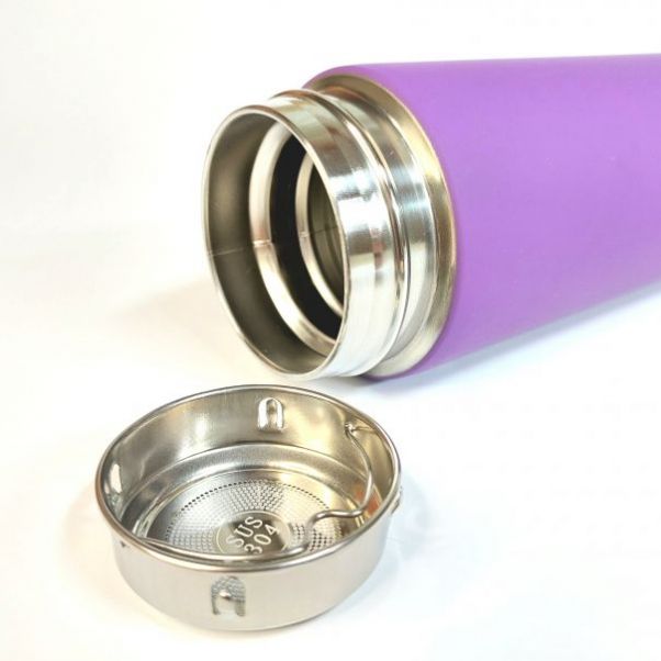 Термос Confident Soft Led фиолетовый