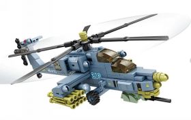 Конструктор  Боевой вертолет Ми-28 241 деталь