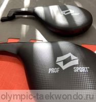 РАКЕТКА ОДИНАРНАЯ ДЛЯ ТХЭКВОНДО PROFNIGHT DIAMOND PROFSPORT ЧЕРНАЯ