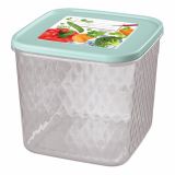 Контейнер "КРИСТАЛЛ" для замораживания и хранения продуктов с декором 1,8л