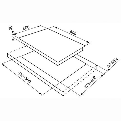 Варочная поверхность Smeg SPR864BGH