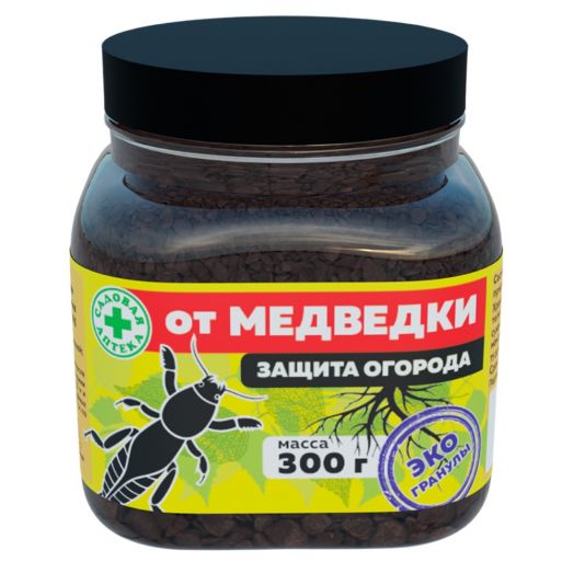 Гранулы от медведки Деготь древесный ЭКО 300г