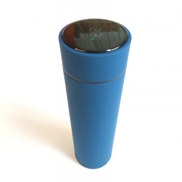 Термос Confident Soft Led синий