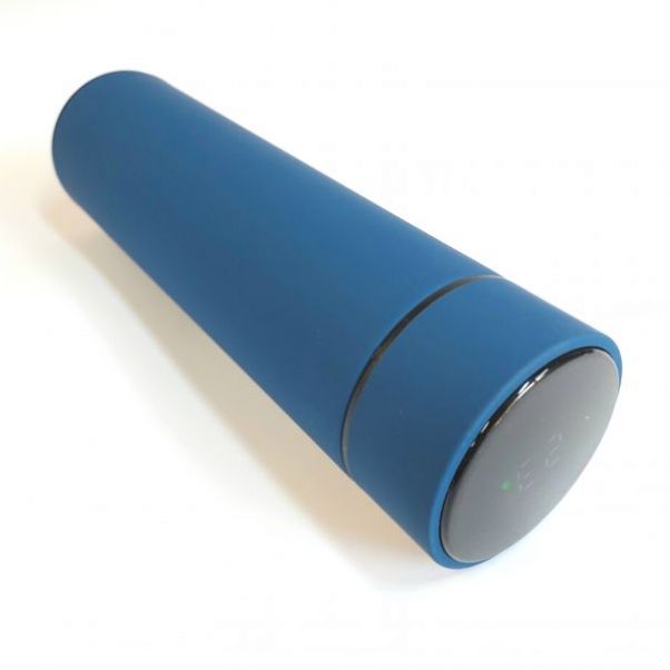 Термос Confident Soft Led синий