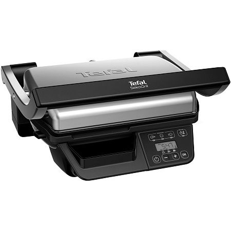 Гриль Tefal Optigrill GC740B30, черный/серебристый