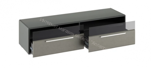 Тумба для ТВ «Наоми»» (Фон серый/Джут)