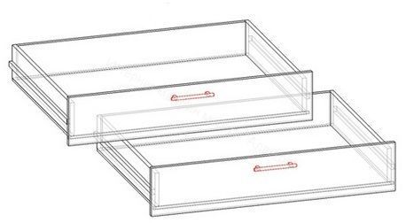Кровать Мозаика 800*1900 на ламелях с ящиками и бортиками, белый/синий