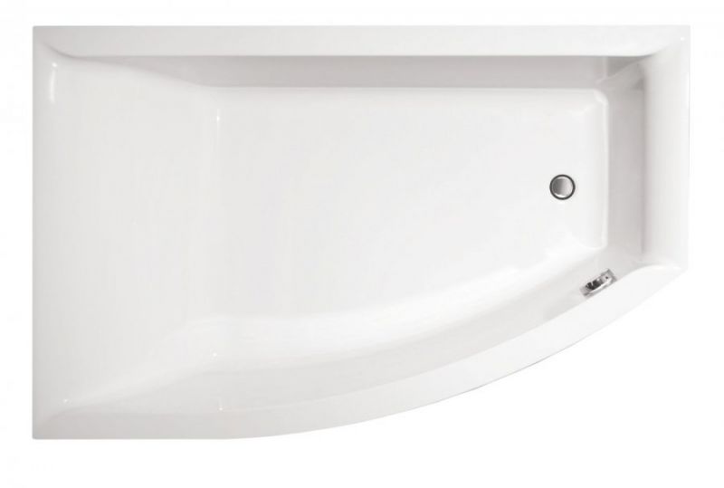 Акриловая ванна VAGNERPLAST VERONELA OFFSET 160x105 Left, VPBA160VEA3LX-04