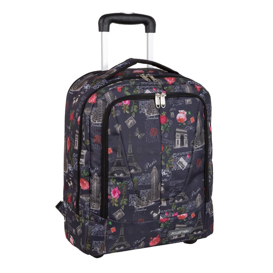 Рюкзак на колесах П7111 (Черный) POLAR S-4617711159383