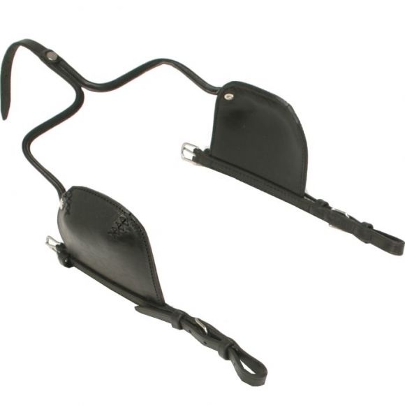 GP-Tack Blinds Шоры (наглазники / блиндера) квадратные. Длинный ремешок. Кожа.