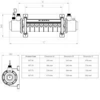 Теплообменник Elecro SST 50 кВт Titan